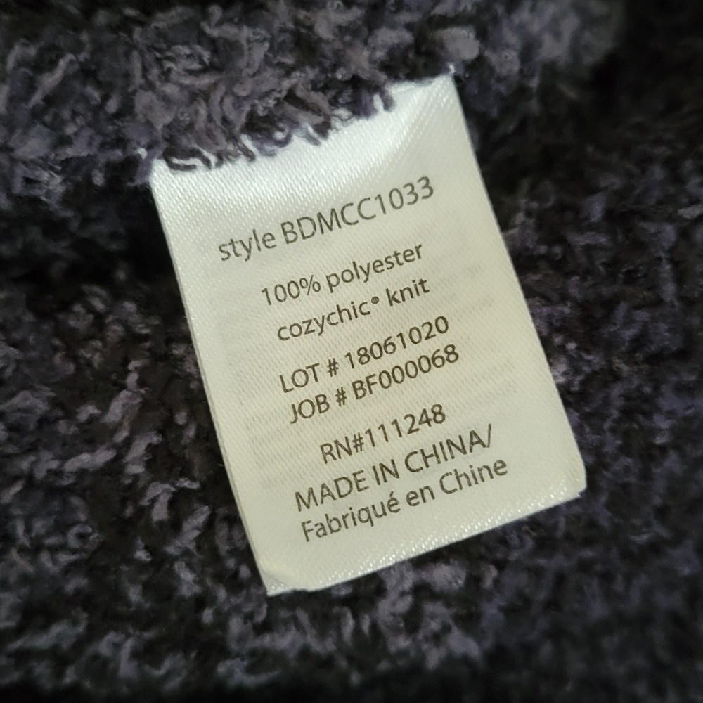 Barefoot Dreams Camo Hoodie- Black and Blue/Grey . NWOT Relaxed Fit XL/XXL NICE! - Picture 6 of 10
